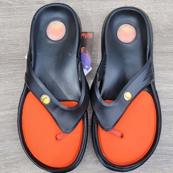 Unisex Slide Flip Flop Thong Flat Sandals Sz 9 Width - Picture 10 of 11
